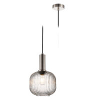 Clear Pendant Jackie Cut Glass (Excluding Bulb)