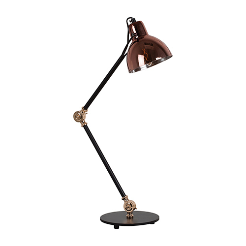 Siena Adjustable T/Lamp 180mm Black/Copper **limited stock