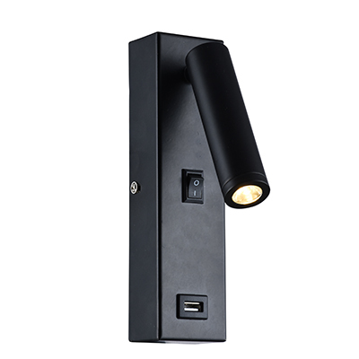 USB W/Light 50mm Black