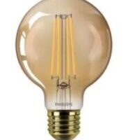 5.8W E27 G80 Warm White Dimmable Amber