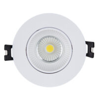 Recessed polycarbonate downlight, Anti-Glare & Tilt