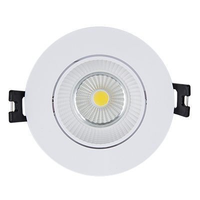 Recessed polycarbonate downlight, Anti-Glare & Tilt
