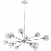 metal and clear glass orbs chandelier brightstar cape town south africa