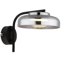 wall mounted light with glass shade